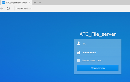 Connexion NAS